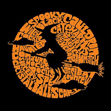 Women's Premium Word Art Flowy Tank Top - Spooky Witch