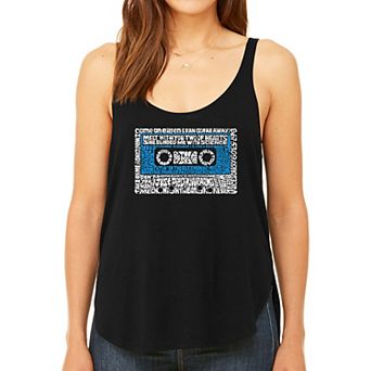 80s One Hit Wonders - Women's Word Art Flowy Tank Top