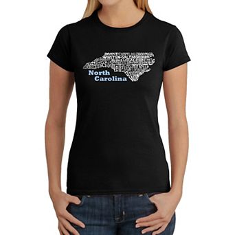 North Carolina - Women's Word Art T-Shirt