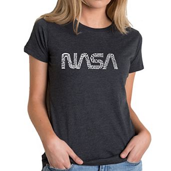 Worm Nasa - Women's Premium Blend Word Art T-shirt