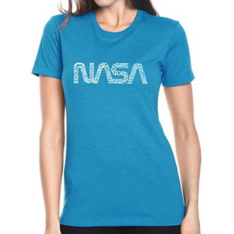 Worm Nasa - Women's Premium Blend Word Art T-shirt