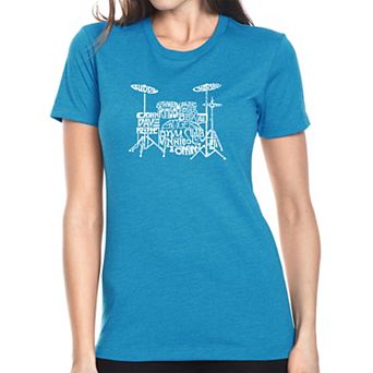 Drums - Women's Premium Blend Word Art T-shirt