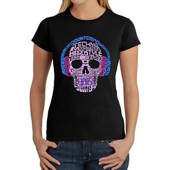 Styles of EDM Music - Women's Word Art T-Shirt