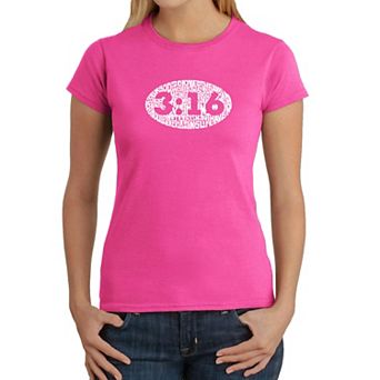 John 3:16 - Women's Word Art T-Shirt