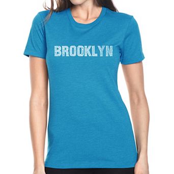Brooklyn Neighborhoods - Womens Premium Blend Word Art T-Shirt