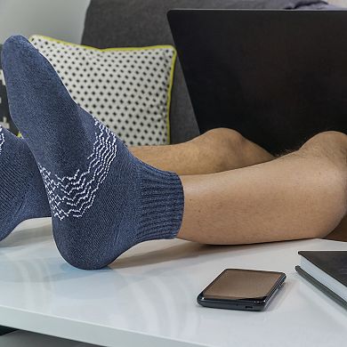 Men's Moisture Control Low Cut Ankle Socks 1 Pack - Mio Marino - Size: 10-13