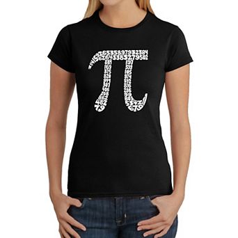 The First 100 Digits Of Pi - Womens Word Art T-Shirt