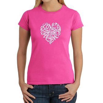 Love - Womens Word Art T-Shirt