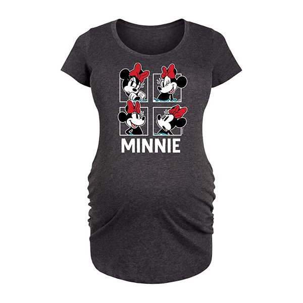 Disney's Minnie Mouse Maternity Grid Graphic Tee