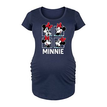 Disney's Minnie Mouse Maternity Grid Graphic Tee