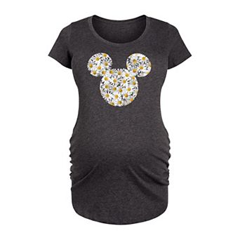 Disney's Mickey Mouse Maternity Daisies Graphic Tee