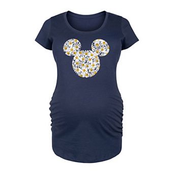 Disney's Mickey Mouse Maternity Daisies Graphic Tee
