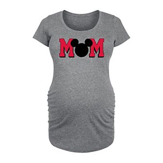 Disney's Mickey Mouse Maternity Mom Silhouette Graphic Tee