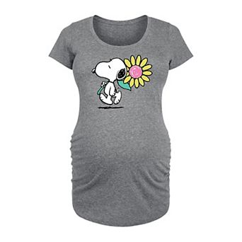 Maternity Peanuts Snoopy Daisy Graphic Tee