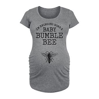 Maternity Bringing Home A Baby Bumble Bee Graphic Tee