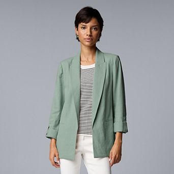 Women's Simply Vera Vera Wang Roll Tab Blazer