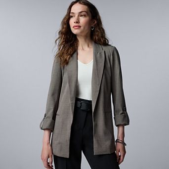 Women's Simply Vera Vera Wang Roll Tab Blazer