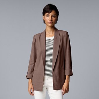 Women's Simply Vera Vera Wang Roll Tab Blazer