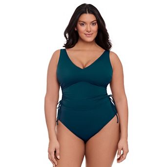 Women’s S3 Swim Sculpting Cinch One Piece with Adjustable Side Ties