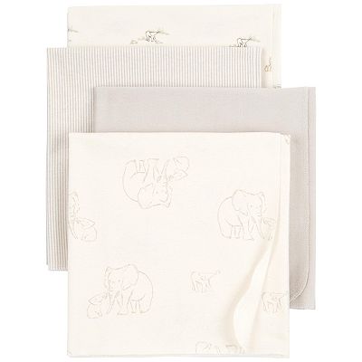 Baby Carter s 4 Pack Elephant Print Receiving Blankets Set