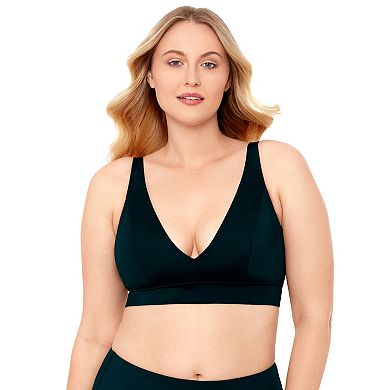 Women’s S3 Swim Supportive Banded Plunge V-Neck Bralette Bikini Top