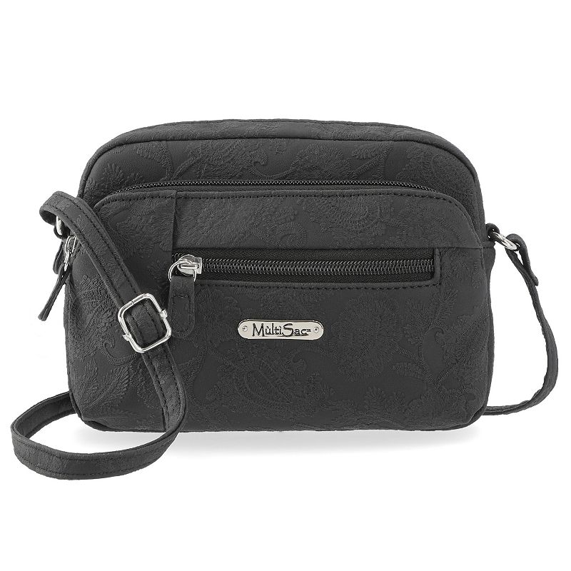 Multisac Dynamic Mini Crossbody Bag, Black