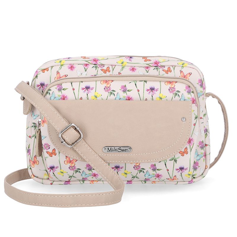 MultiSac Bonne Crossbody Bag, Ivory Belladonna