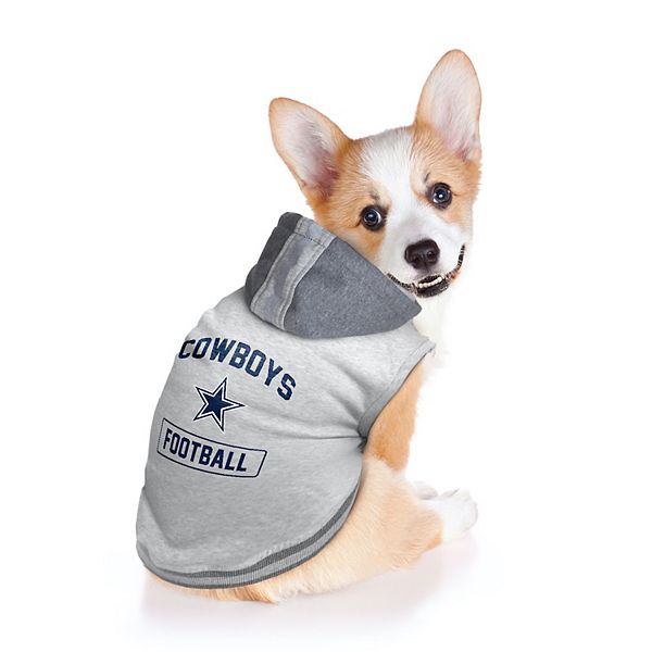 NFL Cowboys Pet Hooded Crewneck by Little Earth - Multi (SMALL)