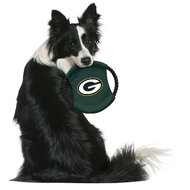 NFL Packers Team Flying Disc Dog Toy