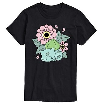 Men's Pokemon Bulba Flowers Tee
