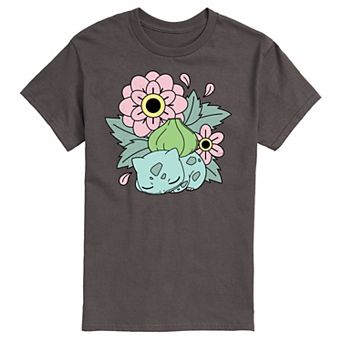 Men's Pokemon Bulba Flowers Tee