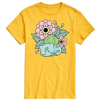 Men's Pokemon Bulba Flowers Tee