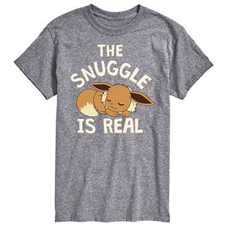 Men's Pokemon The Snuggle Eevee TEe
