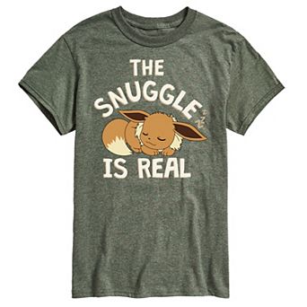Men's Pokemon The Snuggle Eevee TEe