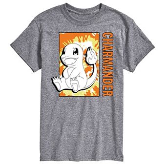 Men's Pokemon Tie Dye Charmander Tee
