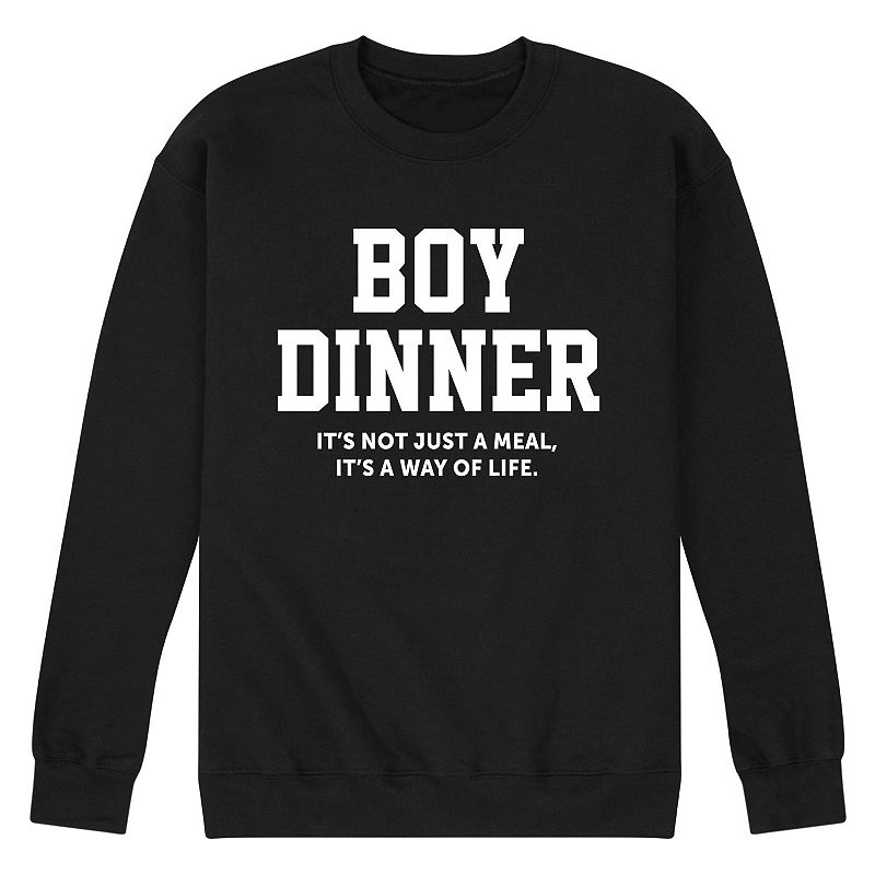 UPC 197914836969 product image for Men's Boy Dinner Way Of Life Fleece Sweatshirt, Size: Small, Black | upcitemdb.com