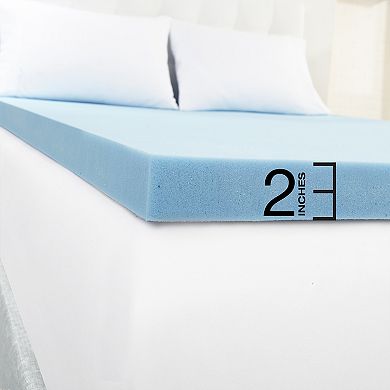 The Big One® 2-in. Comfort Gel Memory Foam Twin Mattress Topper