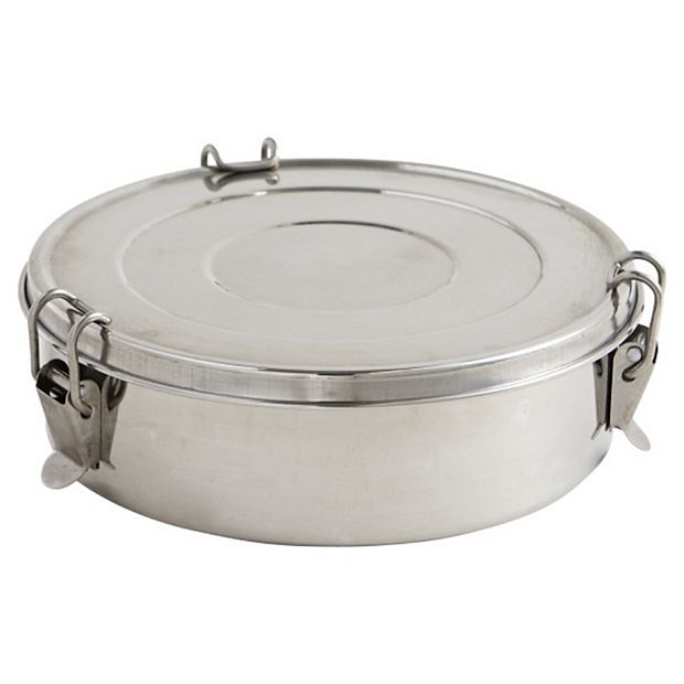 Hvxrjkn 7.48 Inch Flan Pan Mold Stainless Steel Mold with Lid and