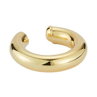 Sunkissed Sterling 14k Gold Over Silver Plain Ear Cuff