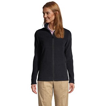 Women's Lands' End Full-Zip Long Sleeve Fleece Jacket