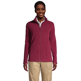Women's Lands' End Full-Zip Long Sleeve Fleece Jacket