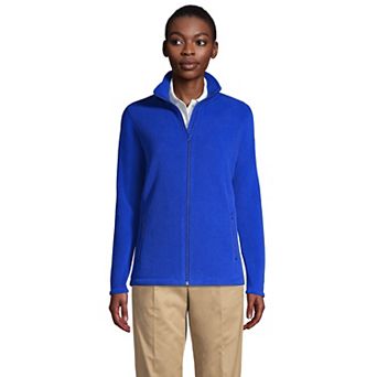 Women's Lands' End Full-Zip Long Sleeve Fleece Jacket