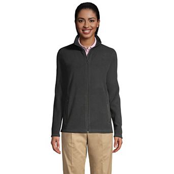 Women's Lands' End Full-Zip Long Sleeve Fleece Jacket