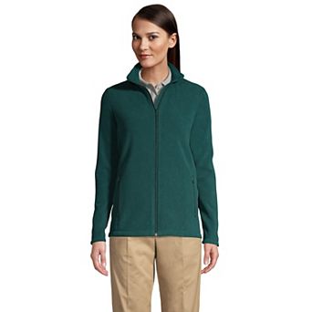 Women's Lands' End Full-Zip Long Sleeve Fleece Jacket