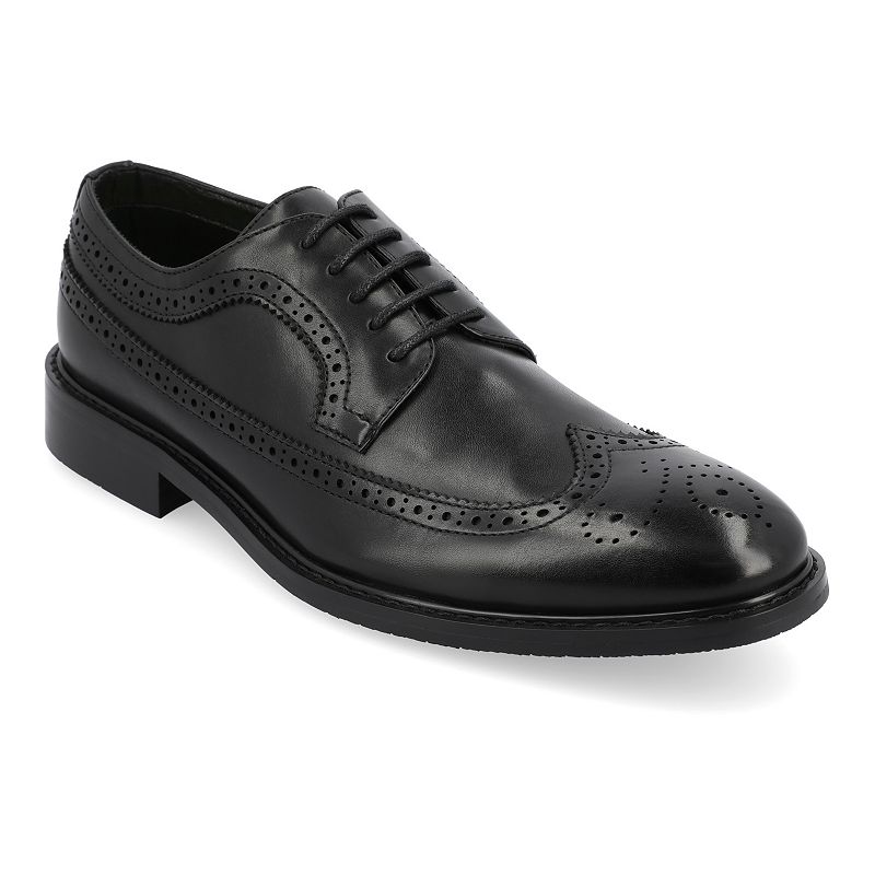 VANCE Gordy Tru Comfort Foam Men's Wingtip Dress Shoes, Size: 11.5, Black
