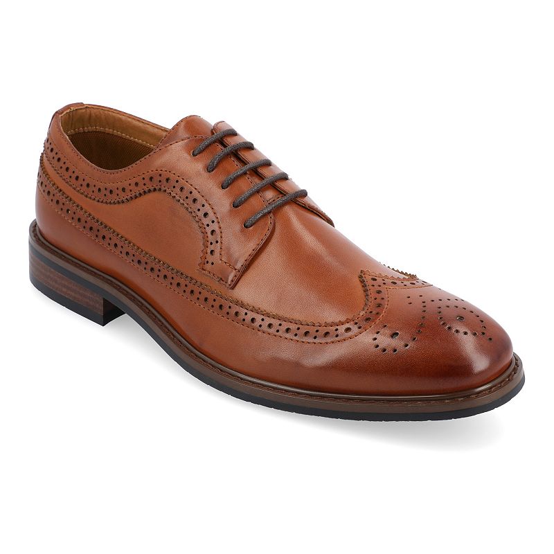 VANCE Gordy Tru Comfort Foam Men's Wingtip Dress Shoes, Size: 11, Red