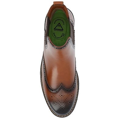 VANCE Hogan Tru Comfort Foam Men's Wingtip Chelsea Boots