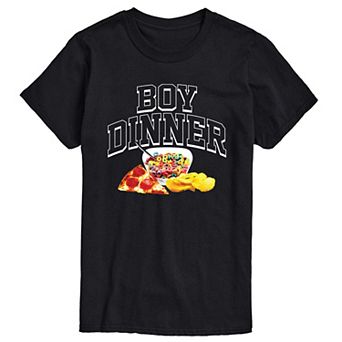 Men's Boy Dinner Graphic Tee