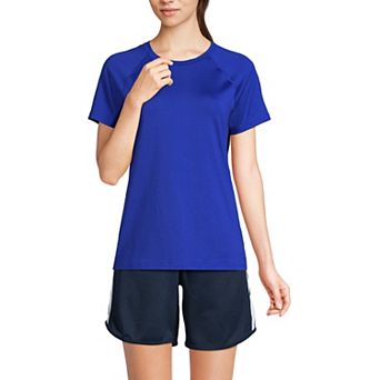 Women's Lands' End School Uniform Short Sleeve Active Tee