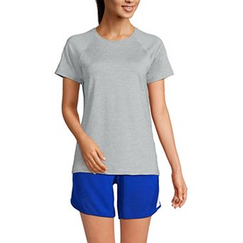 Women's Lands' End School Uniform Short Sleeve Active Tee